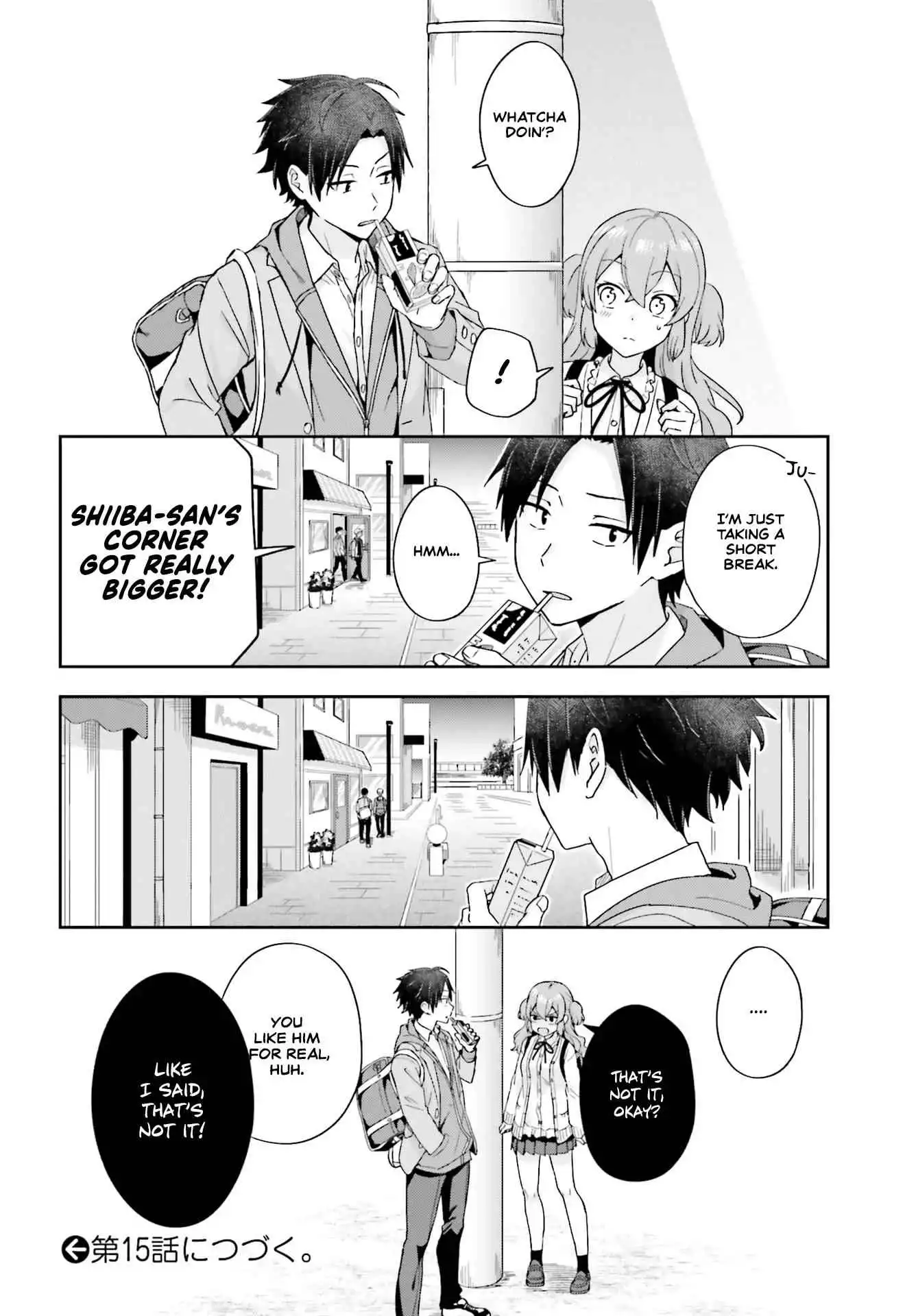 The Quiet Komori-san and the Loud Oobayashi-kun Chapter 14 4